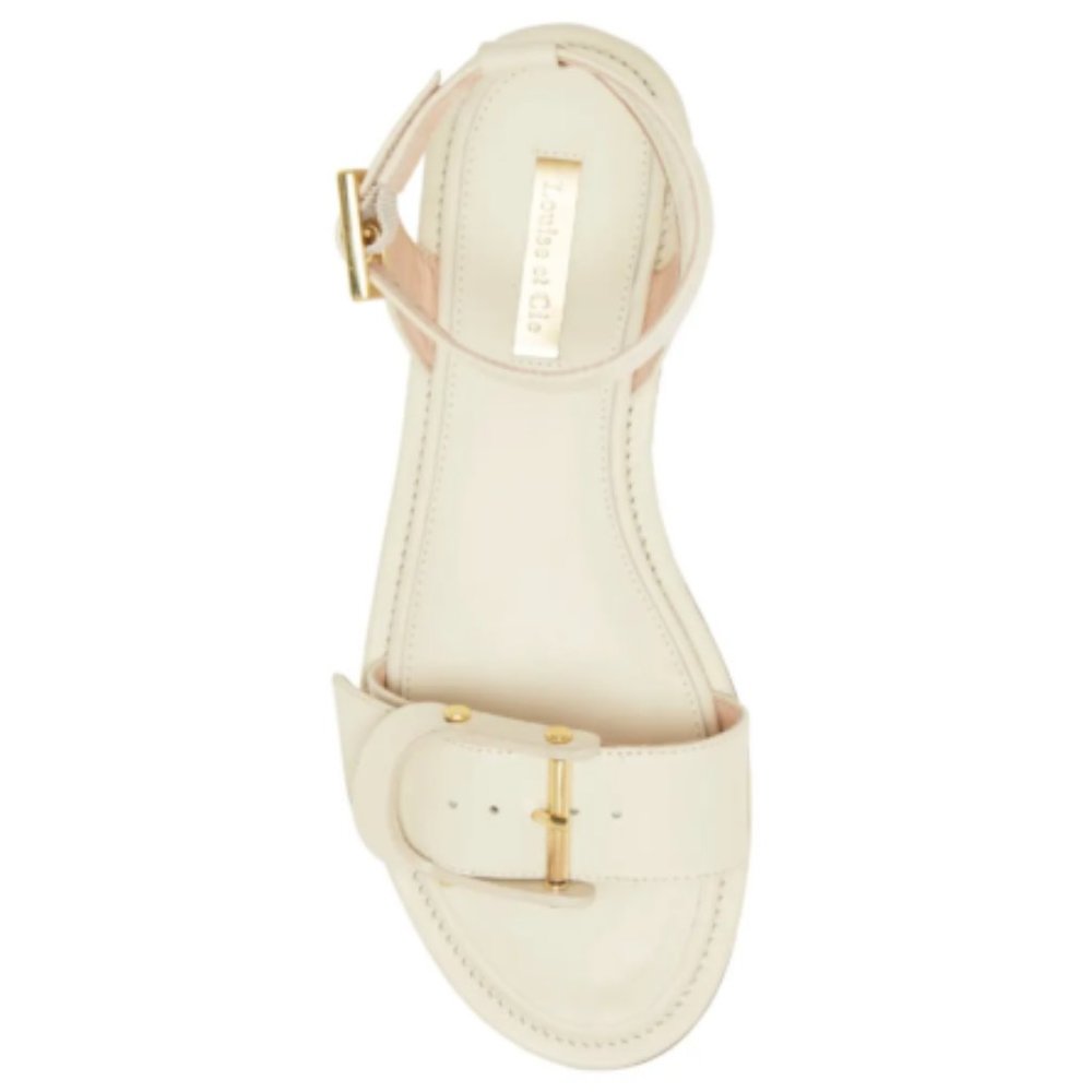 NEW Louise Et Cie Women Benue Porcelain Adjustable Ankle Strap Buckle Sandal - Picture 5 of 7